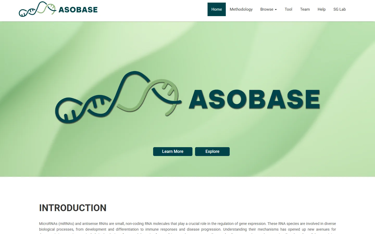 ASOBASE: a curated database of designed antagomirs