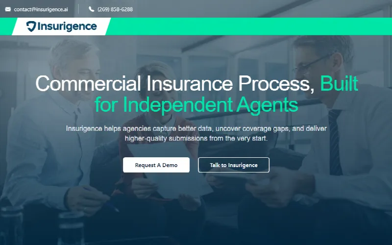 A command centre for commercial insurance agencies