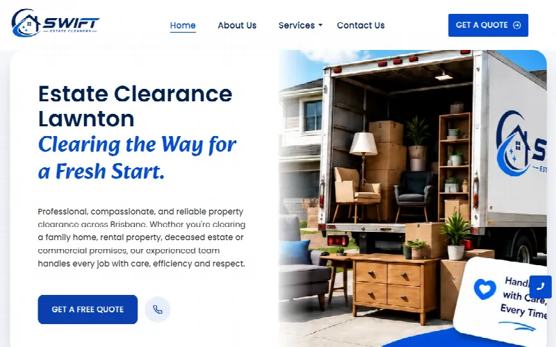 A compassionate site for a Brisbane estate clearance company